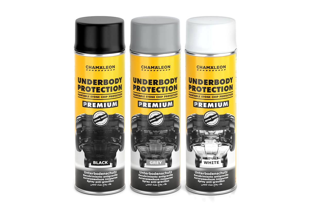CHAMAELEON Premium auto apakšas aizsarglīdzeklis, 500ml aerosols (dažādi toņi)