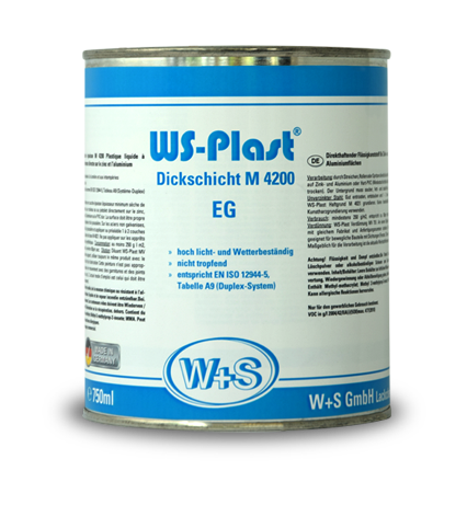 WS-PLAST 0003 grafīta krāsa M4200 30 kg