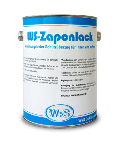 WS Zaponlack bezkrāsaina spīdīga laka 2.5l