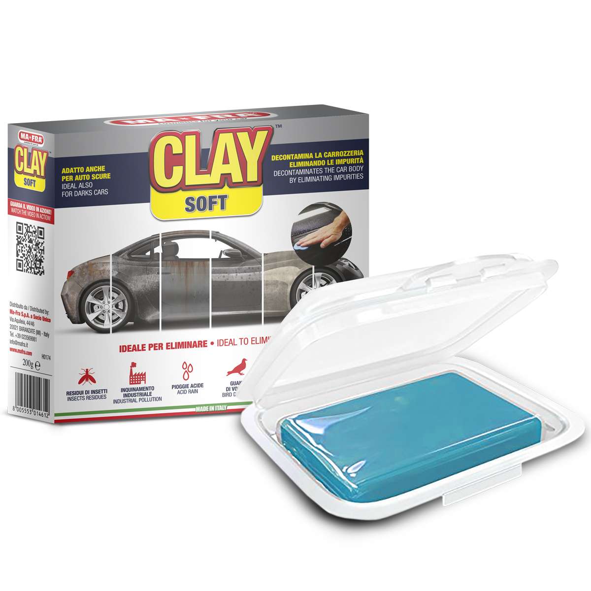 CLAY SOFT 200g Māls virsbūves attīrīšanai