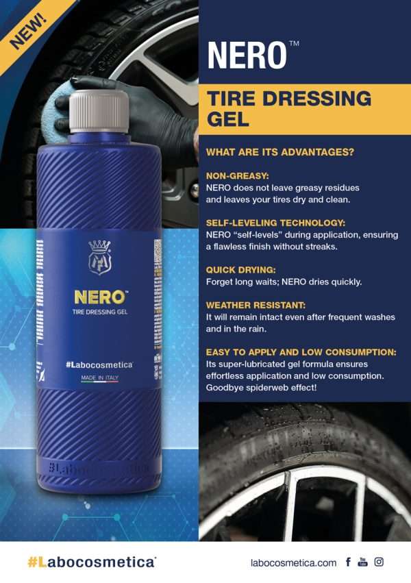 Labocosmetica NERO Gēls riepu spīdumam (500ml) – attēls 7